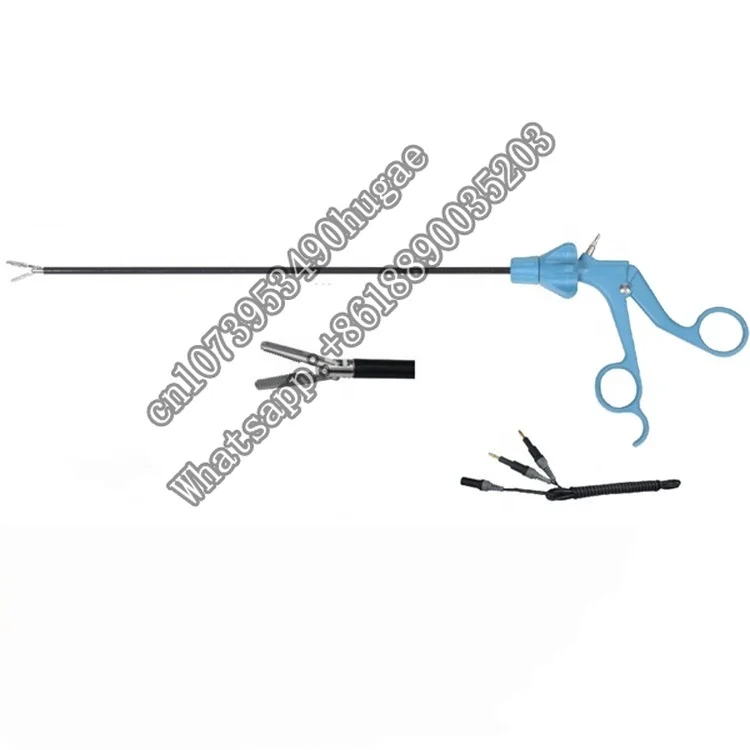 Abdominal surgery laparoscopic instruments Reusable Plastic handle double action Bipolar Atraumatic Fenestrated Johan forceps
Abdominal surgery laparoscopic instruments Reusable Plastic handle double action Bipolar Atraumatic Fenestrated Johan forceps