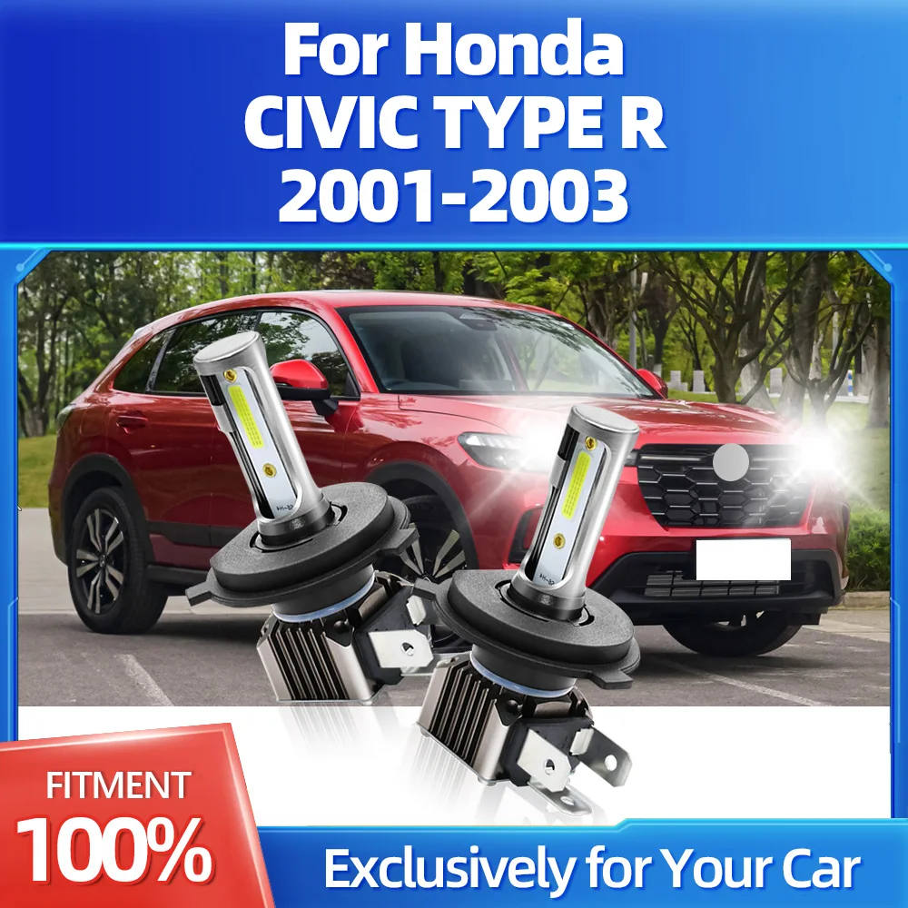 2Pcs LED Car Headlight Bulbs H4 18000LM Turbo Lamps Lights With Two-sided DOB Chip For Honda CIVIC TYPE R 2001 2002 2003
2Pcs LED Car Headlight Bulbs H4 18000LM Turbo Lamps Lights With Two-sided DOB Chip For Honda CIVIC TYPE R 2001 2002 2003