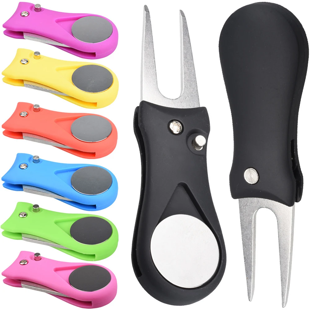 1pc Golf Divot Repair Tool With Ball Marker Pitch Mark Fork Golf Pitchfork Hot Sale Golf Accessories Putting Fork Golf Training
1pc Golf Divot Repair Tool With Ball Marker Pitch Mark Fork Golf Pitchfork Hot Sale Golf Accessories Putting Fork Golf Training