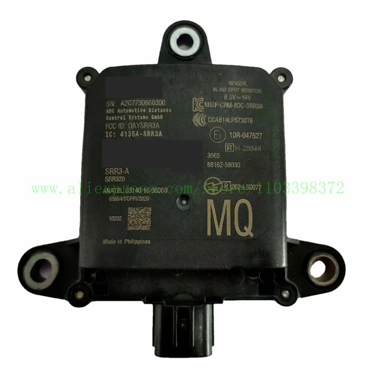 USED 88162-58030 TO-YO-TA ALPHARD LE-XU-S LM350 Genuine 8816258030 Blind Spot Monitor Sensor RH ALPHARD VELLFIRE
USED 88162-58030 TO-YO-TA ALPHARD LE-XU-S LM350 Genuine 8816258030 Blind Spot Monitor Sensor RH ALPHARD VELLFIRE