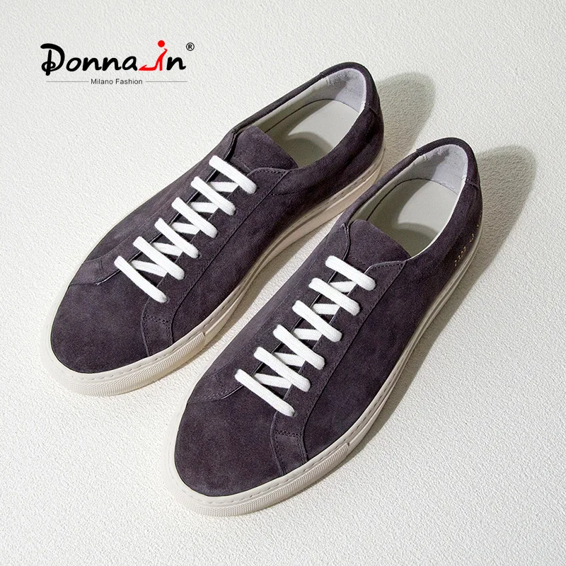 Donna-in 2023 Spring Summer Suede Comfortable Women Sneakers Leather Casual Flat Shoes Round toe Breathable Shoes Ladies Grey
Donna-in 2023 Spring Summer Suede Comfortable Women Sneakers Leather Casual Flat Shoes Round toe Breathable Shoes Ladies Grey