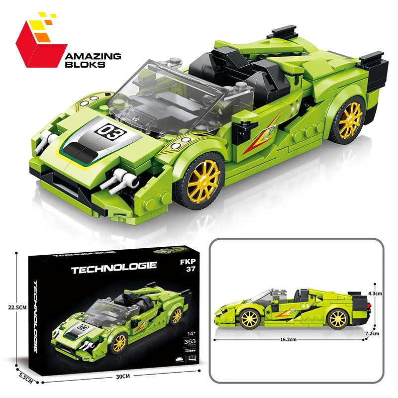 363PCS City Racing Sports Car Building Blocks Speed Champion Car Vehicle Model Assemble Bricks Boys Toys Children Christmas Gift 
363PCS City Racing Sports Car Building Blocks Speed Champion Car Vehicle Model Assemble Bricks Boys Toys Children Christmas Gift