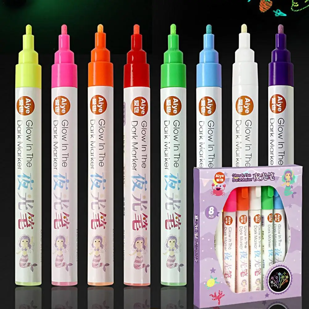 Colorful Luminous Pen Hand-painted DIY Highlighter Pen Shoes Hat Waterproof Marker Pen Highlighter Office Student Supplies
Colorful Luminous Pen Hand-painted DIY Highlighter Pen Shoes Hat Waterproof Marker Pen Highlighter Office Student Supplies