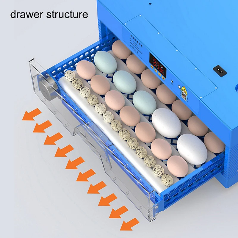 72 Eggs Fully Automatic Chicken Brooder Farm Hatching Machine Goose Pigeon Quail Egg Incubator 220/110V 12V Farmer Brooding Tool 
72 Eggs Fully Automatic Chicken Brooder Farm Hatching Machine Goose Pigeon Quail Egg Incubator 220/110V 12V Farmer Brooding Tool