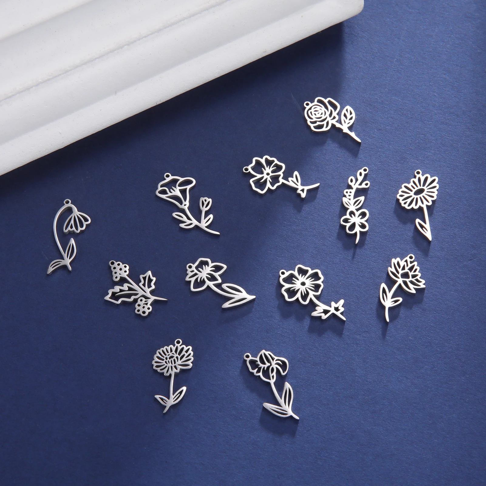 EUEAVAN 12pcs Birth Flower Charm Stainless Steel Charms for Jewelry Making Wholesale Necklace Bracelets Earrings Jewelry Making
EUEAVAN 12pcs Birth Flower Charm Stainless Steel Charms for Jewelry Making Wholesale Necklace Bracelets Earrings Jewelry Making