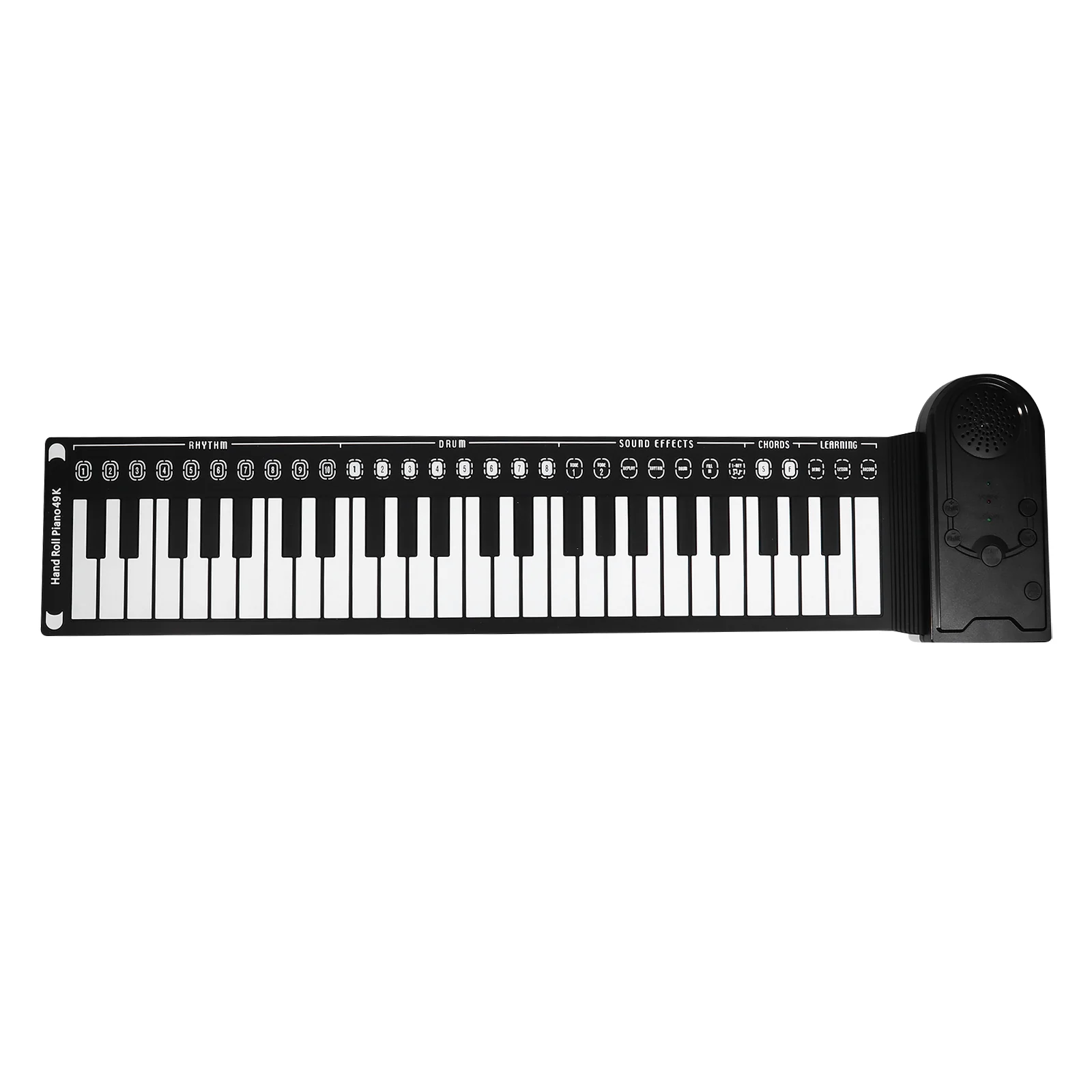 

Roll Piano 49 Keys Foldable Musical Instrument Silicone Keyboard for Beginner Electronic Hand Rolled Portable