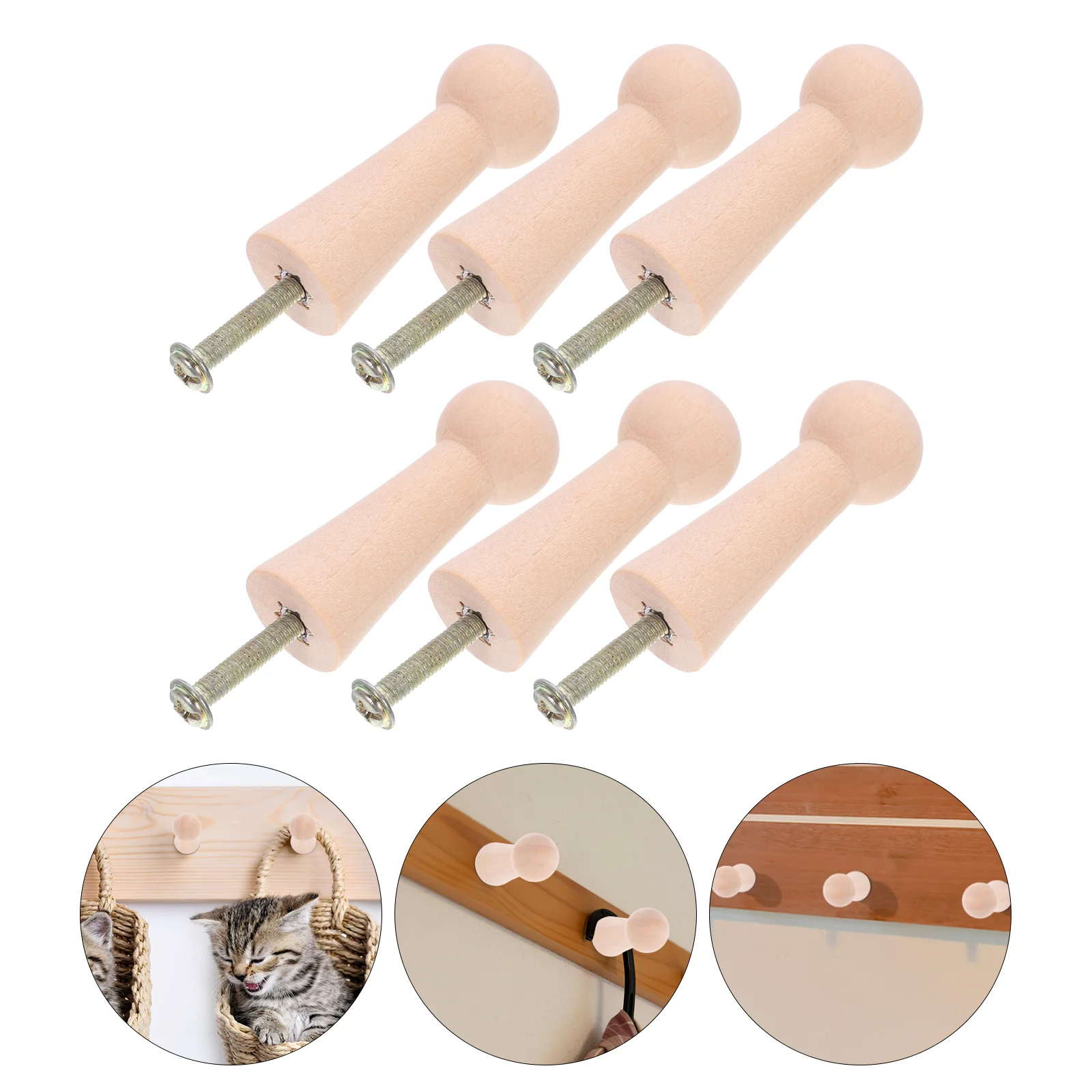10Pcs Round Head Shaped Storage Hooks Decorative Hanging Hook Coat Hat Hanger Decoration
10Pcs Round Head Shaped Storage Hooks Decorative Hanging Hook Coat Hat Hanger Decoration