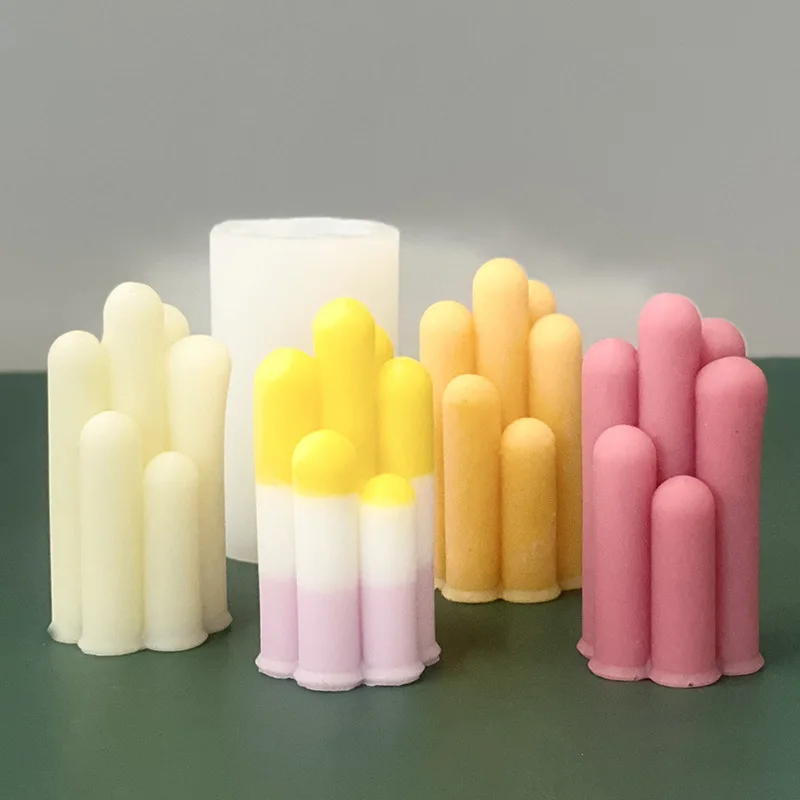 Irregular Cylindrical Candle Silicone Mold for Candle Making Epoxy Resin Wax Soaps Casting Molds for DIY Home Decor Resin Mold 
Irregular Cylindrical Candle Silicone Mold for Candle Making Epoxy Resin Wax Soaps Casting Molds for DIY Home Decor Resin Mold