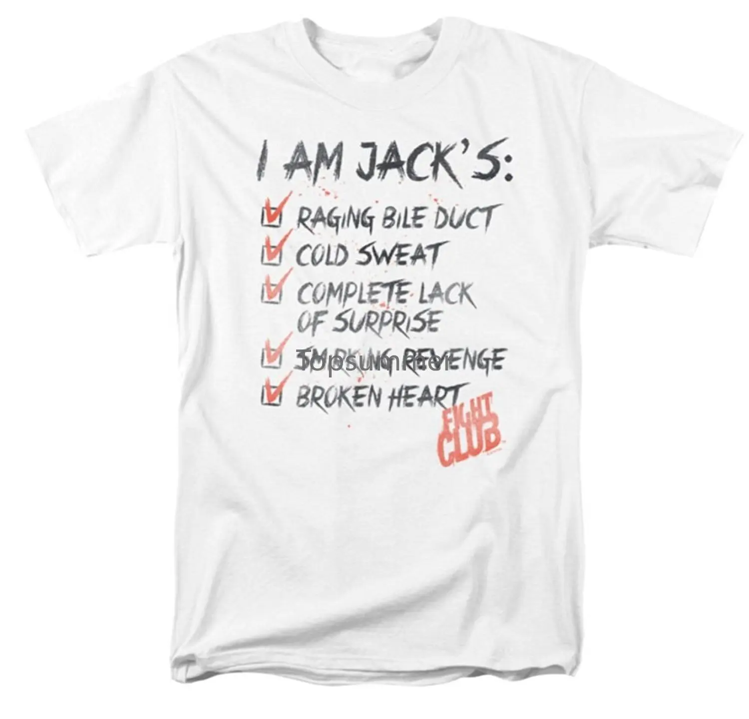 Summer New Print Man Cotton Fashion Printed Men Cotton T-Shirt New Style T Shirt Top Tee Fight Club Jack'S T-Shirt
Summer New Print Man Cotton Fashion Printed Men Cotton T-Shirt New Style T Shirt Top Tee Fight Club Jack'S T-Shirt