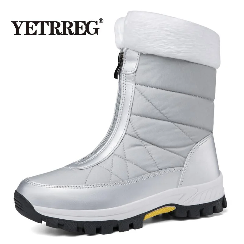 Фирменные зимние сапоги; Водонепроницаемый женские ботинки с теплым мехом; Женские сапоги с нескользящей подошвой; Зимние ботинки; Модная застежка-молния уличные ботильоны размера плюс 42
Фирменные зимние сапоги; Водонепроницаемый женские ботинки с теплым мехом; Женские сапоги с нескользящей подошвой; Зимние ботинки; Модная застежка-молния уличные ботильоны размера плюс 42