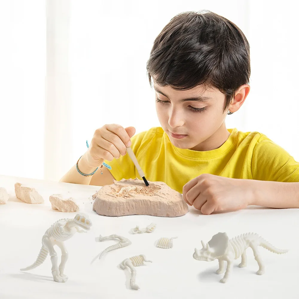 Mini Mosaic Dinosaur Tyrannosaurus Rex Bones Archaeological Excavation Toy New Creative Children's Interactive Educational Toy
Mini Mosaic Dinosaur Tyrannosaurus Rex Bones Archaeological Excavation Toy New Creative Children's Interactive Educational Toy