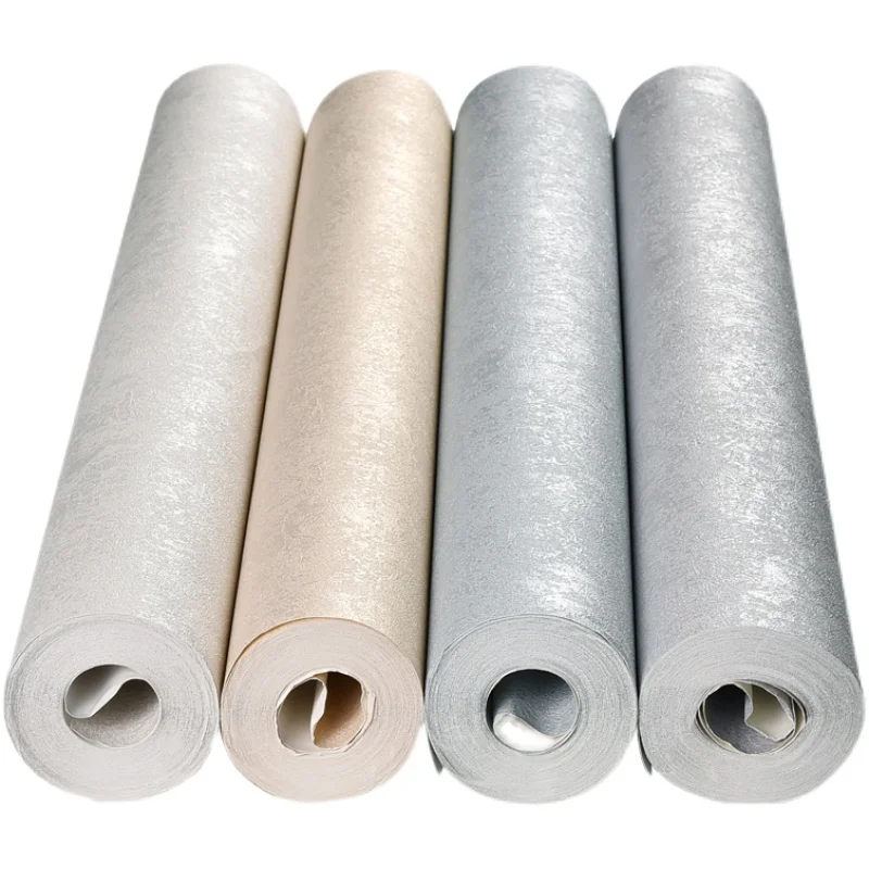 Modern Simple Non-adhesive Silk Plain Wallpaper Bedroom Living Room Television Background Wall Nordic Wallpaper Grey White
Modern Simple Non-adhesive Silk Plain Wallpaper Bedroom Living Room Television Background Wall Nordic Wallpaper Grey White