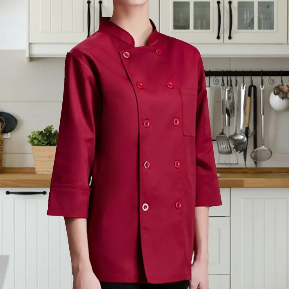 Stylish Men Pastry Shirt Quick Stand Clothes Women Drying Clothing Jacket Work Chef Collar Uniform
Stylish Men Pastry Shirt Quick Stand Clothes Women Drying Clothing Jacket Work Chef Collar Uniform
