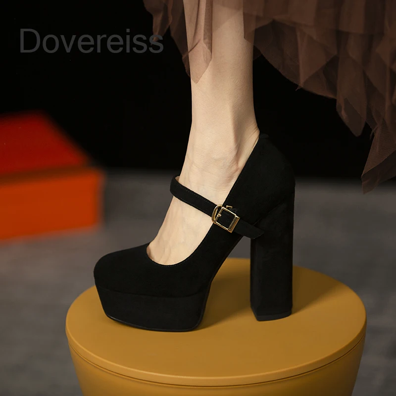 2023Summer Block Heels Waterproof Buckle Round To Pumps Sexy Women Genuine Leather Thick Heels Chunky Heels Party Ladies Shoes
2023Summer Block Heels Waterproof Buckle Round To Pumps Sexy Women Genuine Leather Thick Heels Chunky Heels Party Ladies Shoes