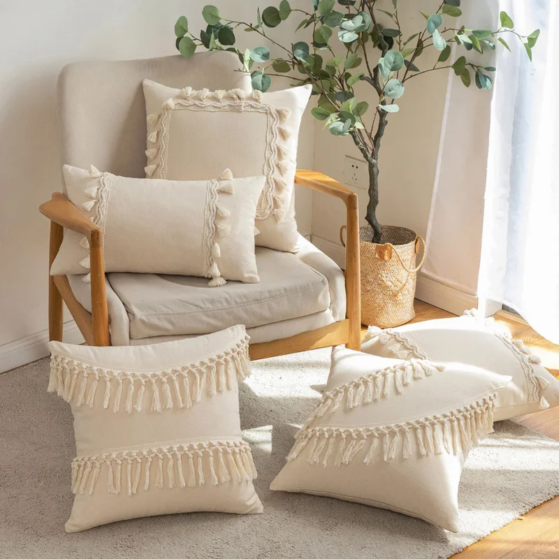 NEW Bohemian style home pillow pillowcase fringe geometric pattern simple sofa cushion set bedroom living room luxury decoration
NEW Bohemian style home pillow pillowcase fringe geometric pattern simple sofa cushion set bedroom living room luxury decoration