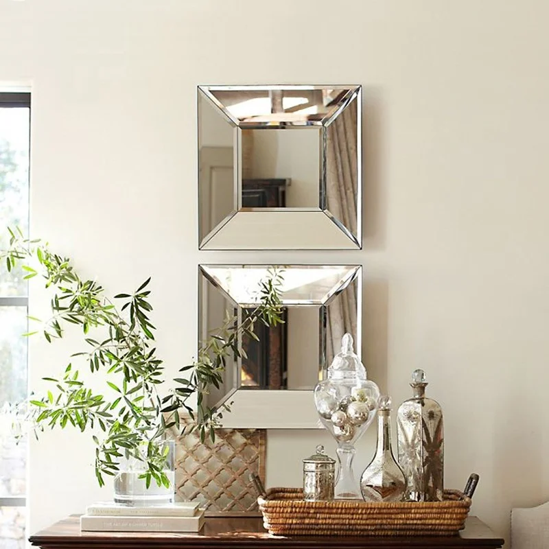 Background wall combination mirror square bathroom mirror retro decorative mirror wall art wall decoration
Background wall combination mirror square bathroom mirror retro decorative mirror wall art wall decoration