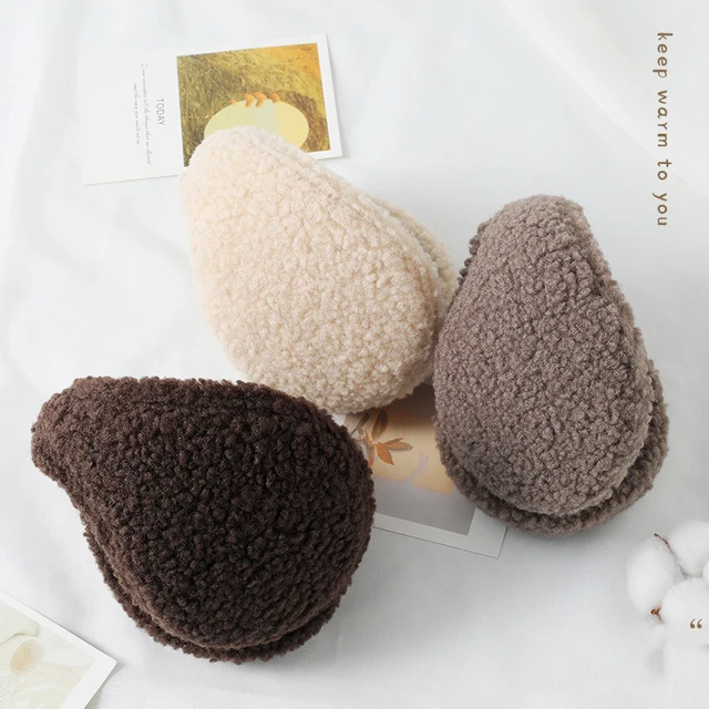 Cache-oreilles coupe-vent pour hommes et femmes, protège-oreilles en peluche épaisse, cache-oreilles doux, cache-oreilles souriants, chaud, extérieur, cyclisme, hiver 2