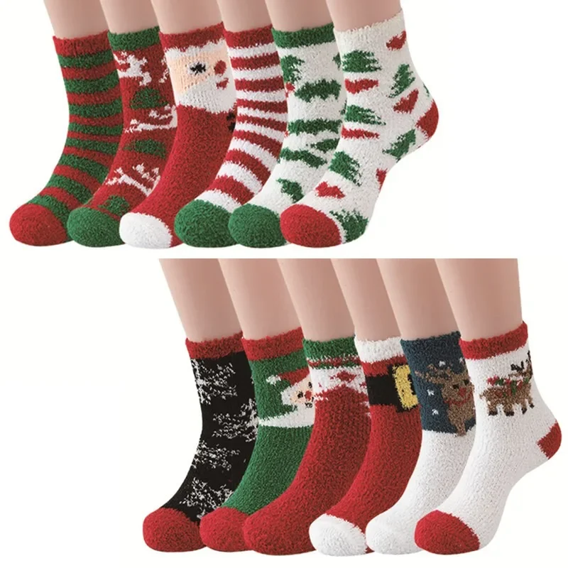 Plush Thickened Warm Moon Floor Socks for Men and Women Elk Santa Stockings for Women Coral Velvet
Plush Thickened Warm Moon Floor Socks for Men and Women Elk Santa Stockings for Women Coral Velvet