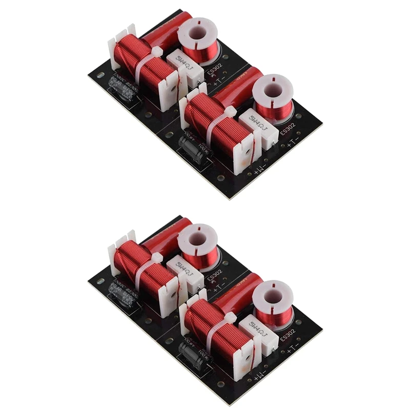 4Pcs 400W Speaker Frequency Divider 2 Way 2 Unit Hi-Fi Soundshelf Crossover Filters Woofer And Tweeter
4Pcs 400W Speaker Frequency Divider 2 Way 2 Unit Hi-Fi Soundshelf Crossover Filters Woofer And Tweeter