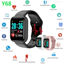 Wristwatch Fitness Y68 Color Screen Smart Sport Bracelet Activity Running Tracker Heart Rate For Children Men Women Watch Hours
Wristwatch Fitness Y68 Color Screen Smart Sport Bracelet Activity Running Tracker Heart Rate For Children Men Women Watch Hours