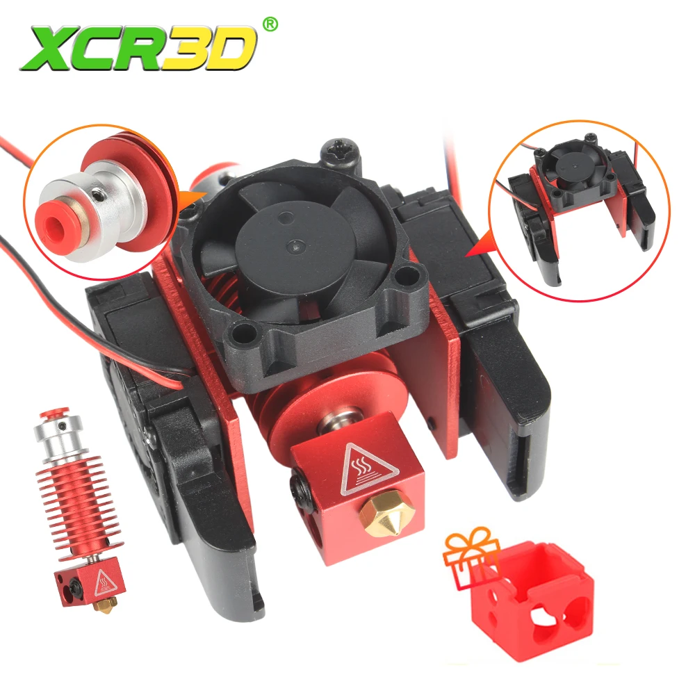 XCR3D E3D V6 Hotend Kit 3d Printer Accessories Low Temperature Version J-head Remote Extruder Parts 12V 24V Hot End 1.75/0.4MM
XCR3D E3D V6 Hotend Kit 3d Printer Accessories Low Temperature Version J-head Remote Extruder Parts 12V 24V Hot End 1.75/0.4MM