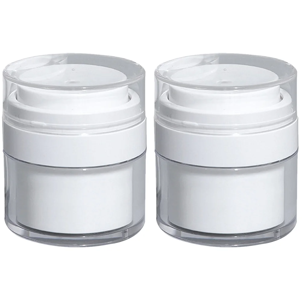 2 Pcs Lotion Press Bottle Body Scrub Containers Makeup Plastic Travel Jars for Cream
2 Pcs Lotion Press Bottle Body Scrub Containers Makeup Plastic Travel Jars for Cream