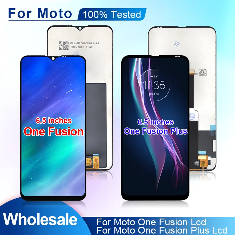 6.5 " Original LCD Display For Motorola One Fusion Touch Screen Digitizer Assembly Display For Motorola One Fusion XT2073-2 
6.5 " Original LCD Display For Motorola One Fusion Touch Screen Digitizer Assembly Display For Motorola One Fusion XT2073-2