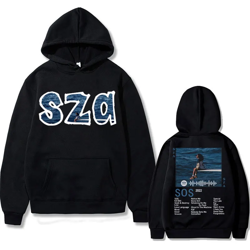 SZA Music Album SOS Hoodie Women Men Vintage Oversized Hoodies Unisex Fleece Cotton Sweatshirt Woman Hip Hop Pullover Fan Gift
SZA Music Album SOS Hoodie Women Men Vintage Oversized Hoodies Unisex Fleece Cotton Sweatshirt Woman Hip Hop Pullover Fan Gift