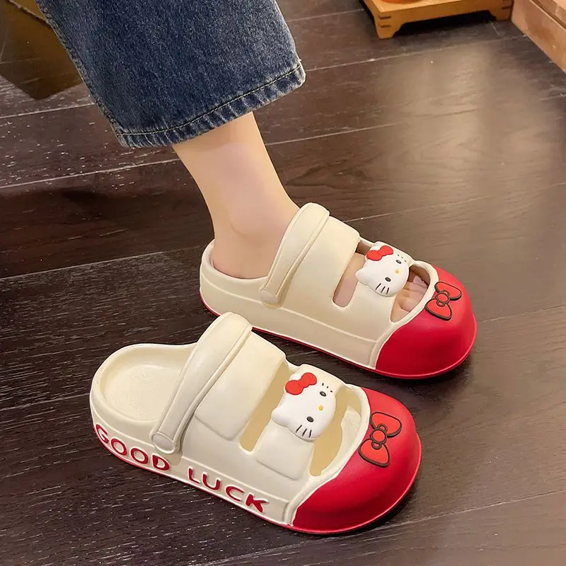 Kawaii Sanrio Hello Kitty Slippers Anime Thick Bottom Cute Girl Elevated Slippers Soft Thick Bottom Nonslip Beach Shoes Gifts
Kawaii Sanrio Hello Kitty Slippers Anime Thick Bottom Cute Girl Elevated Slippers Soft Thick Bottom Nonslip Beach Shoes Gifts