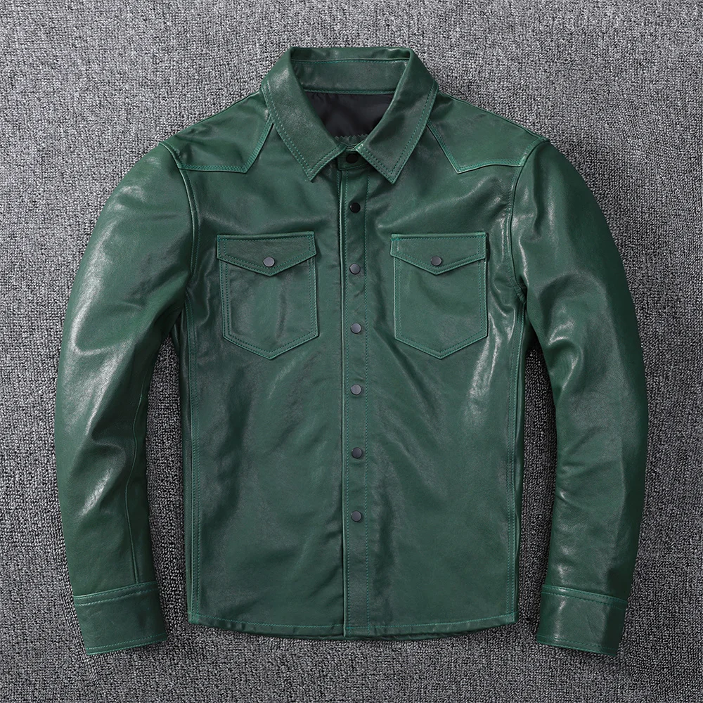 Men Winter Mens Leather Jackets 2023 Streetwear Moto Biker 100% Genuine Leather Coat Natural Real Sheepskin Jacket
Men Winter Mens Leather Jackets 2023 Streetwear Moto Biker 100% Genuine Leather Coat Natural Real Sheepskin Jacket