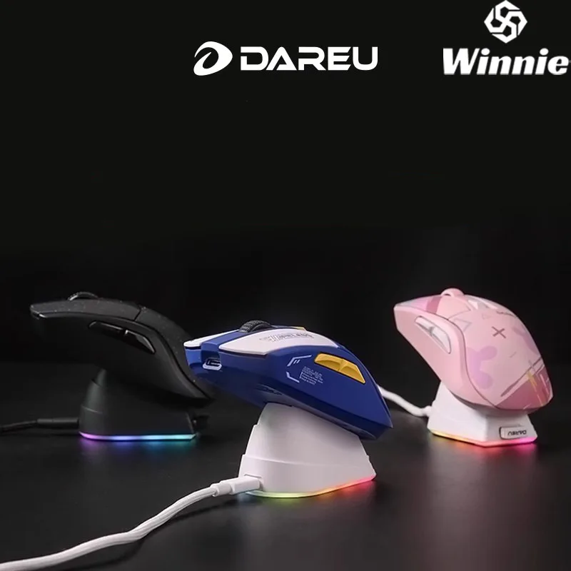 

Dareu A950 Wireless Mecha Lightweight Mouse 12000DPI RGB 5rd Gear Dpi Gaming Mouse Programming Taillight Design Office Mouse