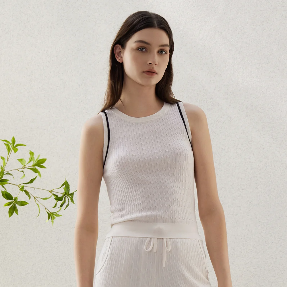 BC-21 Luxury Crew Neck Silk Wool Knitted Jumper Sweater Vest Women Designer Sweater Cardigan Korean Tops For Women
BC-21 Luxury Crew Neck Silk Wool Knitted Jumper Sweater Vest Women Designer Sweater Cardigan Korean Tops For Women