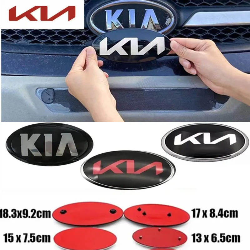 183x92mm automobile hood badge Kia logo Sportage Ceed Souranto Serato Optima Pican to Rio Soul K5 Stonic KN trunk logo sticker
183x92mm automobile hood badge Kia logo Sportage Ceed Souranto Serato Optima Pican to Rio Soul K5 Stonic KN trunk logo sticker