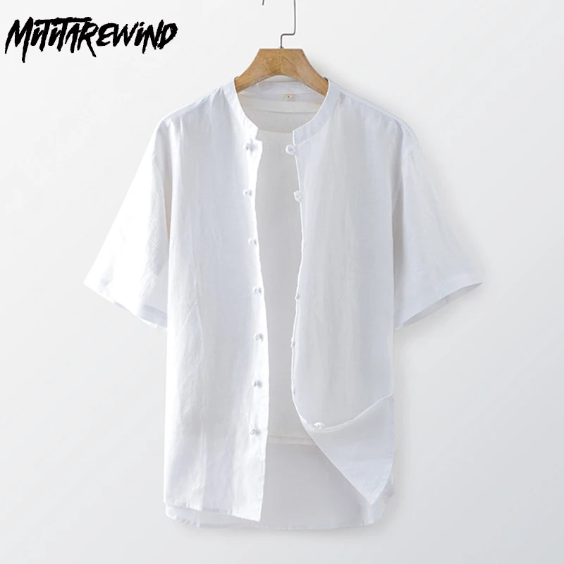 2023 Summer Linen Men Shirt Chinese Style Buckle Short Sleeves Shirt Casual Loose Stand Up Collar Breathable Tops New in Shirt
2023 Summer Linen Men Shirt Chinese Style Buckle Short Sleeves Shirt Casual Loose Stand Up Collar Breathable Tops New in Shirt
