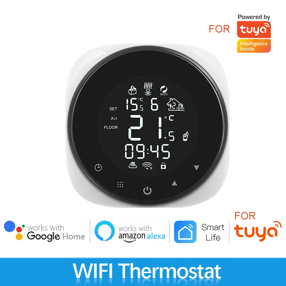 WiFi Smart Thermostat Electric Floor Heating Water/Gas Boiler Temperature Remote Controller Digital Display
WiFi Smart Thermostat Electric Floor Heating Water/Gas Boiler Temperature Remote Controller Digital Display