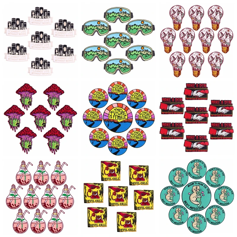 10 Pcs/Sets Wholesales Travel Patches For Clothing Punk Stickers Iron On Patch DIY Embroidered Patches Decora Badges On Backpack
10 Pcs/Sets Wholesales Travel Patches For Clothing Punk Stickers Iron On Patch DIY Embroidered Patches Decora Badges On Backpack