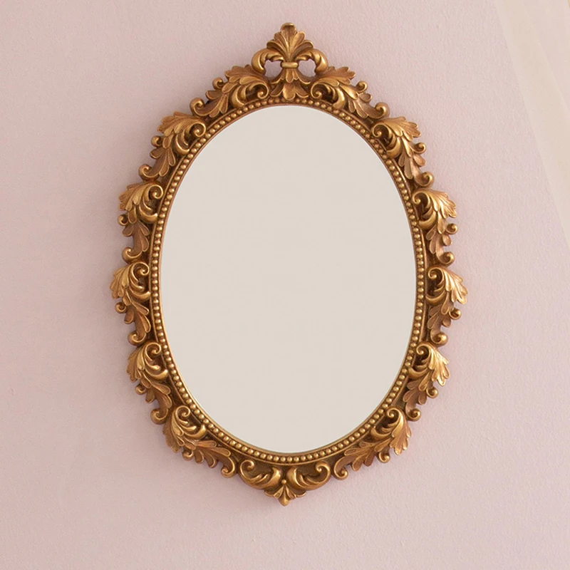 Macrame Dressing Mirror Antique Gold Maiden Makeup Irregular Mini Mirror Macrame Luxury Korean Miroir Mural Home Decoration
Macrame Dressing Mirror Antique Gold Maiden Makeup Irregular Mini Mirror Macrame Luxury Korean Miroir Mural Home Decoration