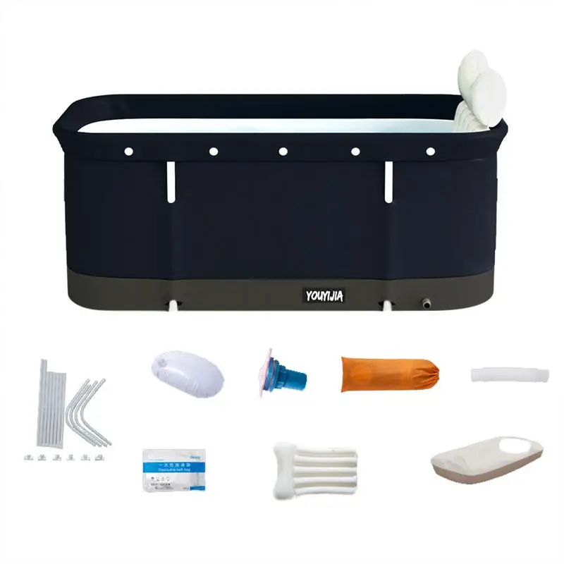 Adult Portable Bathtub Movable Soaking Standing SPA Tub Non-slip Collapsible Cylindrical Barrel Tub For Ice Bath Sweat Steaming
Adult Portable Bathtub Movable Soaking Standing SPA Tub Non-slip Collapsible Cylindrical Barrel Tub For Ice Bath Sweat Steaming