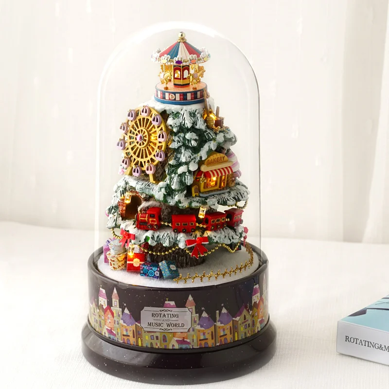 Smart Fun House Handmade Diy Cabin Rotating Children's Music Box Eight Tone Box Model Toys to Send High-quality Gifts
Smart Fun House Handmade Diy Cabin Rotating Children's Music Box Eight Tone Box Model Toys to Send High-quality Gifts