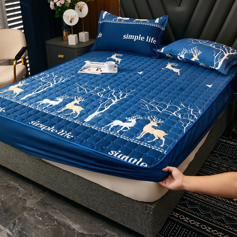 Breathable Mattress Cover Grippers Double Layer Washed Summer Bedding Protective Large Cover Dustproof and NonSlip Home Textile
Breathable Mattress Cover Grippers Double Layer Washed Summer Bedding Protective Large Cover Dustproof and NonSlip Home Textile