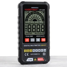 HABOTEST HT124B Digital Multimeter Professional Smart Auto Range AC DC 600V Voltmeter Ohm Capacitance Hz Diode Continuity Tester HABOTEST HT124B Digital Multimeter Professional Smart Auto Range AC DC 600V Voltmeter Ohm Capacitance Hz Diode Continuity Tester