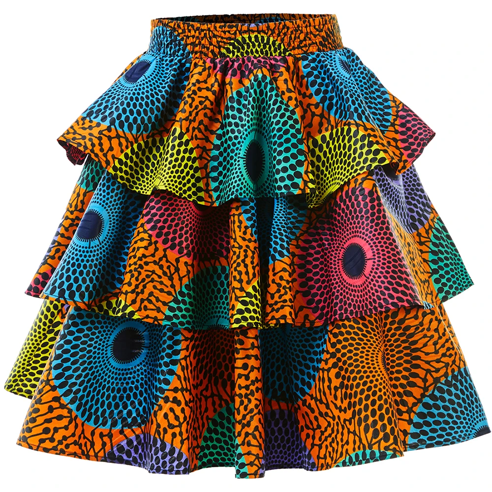 Фото 2022 African Clothing Ankara Printed Women's Skirt National Style Fashion Women Party Clothes | Тематическая одежда и