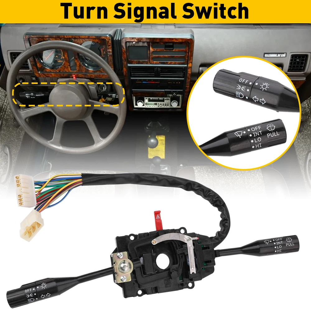 

New Turn Signal Switch Lighting System for Suzuki Samurai 1985 1986 1987 1988 1989 1990 1991 1992 1993 1994 1995 Sign Headlight