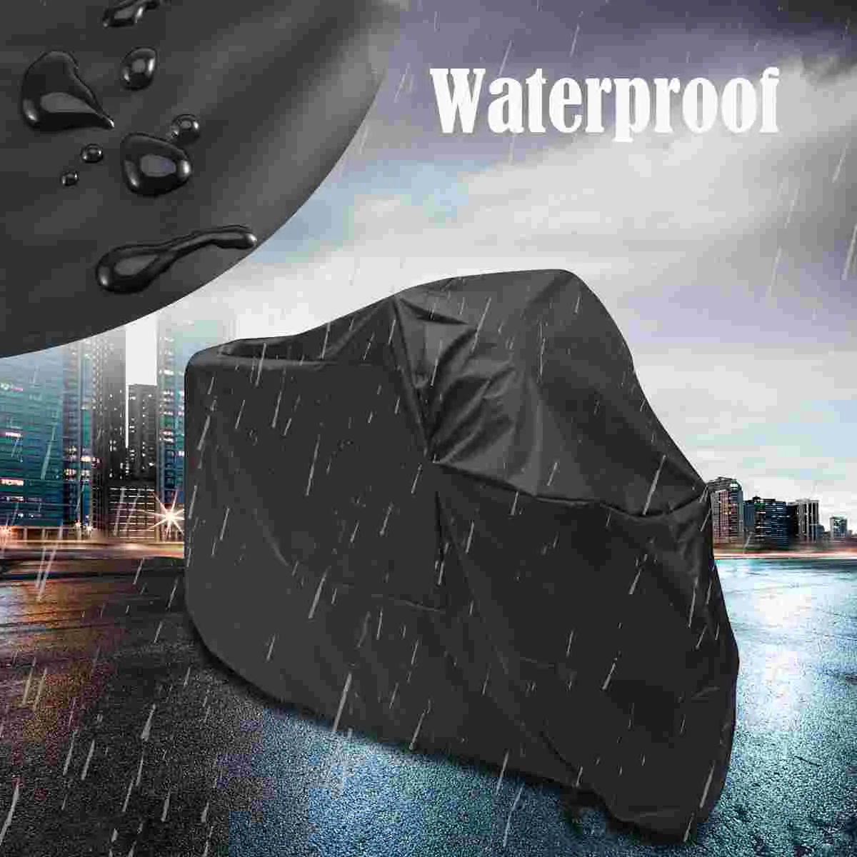 Universal Motorcycle Cover, Waterproof,, Sun Block, Rain Protector for Motorbike ATV Scooter Outdoor 245cm Long- Size XL (
Universal Motorcycle Cover, Waterproof,, Sun Block, Rain Protector for Motorbike ATV Scooter Outdoor 245cm Long- Size XL (