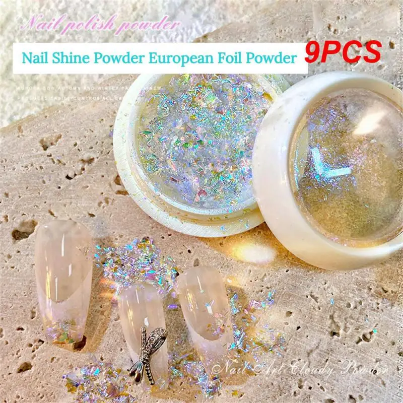 9 шт. Блестки для ногтей тонкие прочные блестящие разноцветные декоративные ногти для украшения ногтей блестящая пудра для ногтей
9 шт. Блестки для ногтей тонкие прочные блестящие разноцветные декоративные ногти для украшения ногтей блестящая пудра для ногтей