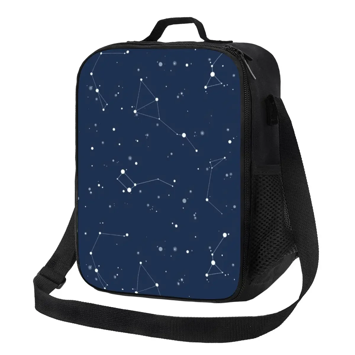 Navy Night Sky Insulated Lunch Tote Bag for Women Space Galaxy Resuable Thermal Cooler Food Bento Box Work School Travel 
Navy Night Sky Insulated Lunch Tote Bag for Women Space Galaxy Resuable Thermal Cooler Food Bento Box Work School Travel