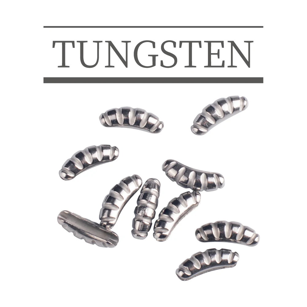 

MUUNN 20PCS Unpainted Tungsten Ice Back Shell Jig Head,Ice Hook In Winter Lure Accessories 7.6-10mm, Perch Sunfish Lure Tackel