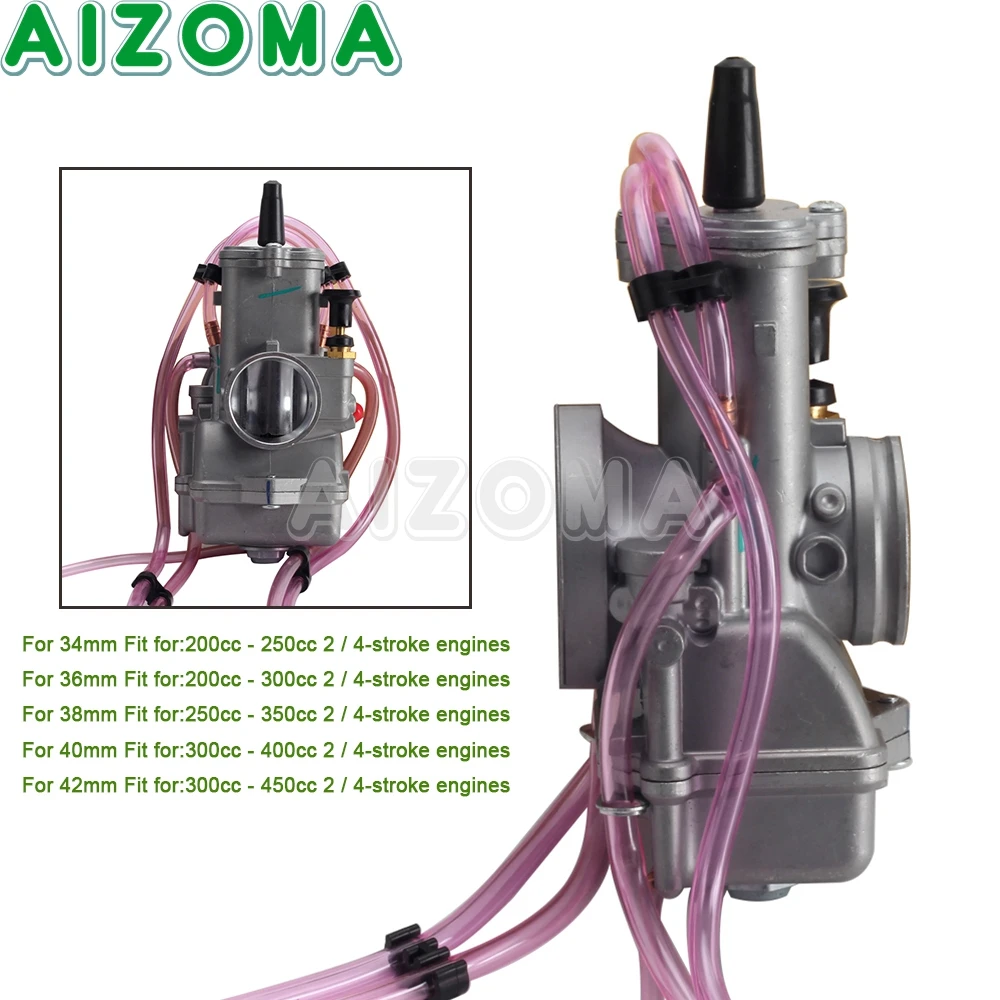 Dirt Bike 200-450cc Quicker Acceleration Carburetor 34mm-42mm 38mm For 2/4-Stroke Engines 250 XC Enduro Supermoto Motocross ATV
Dirt Bike 200-450cc Quicker Acceleration Carburetor 34mm-42mm 38mm For 2/4-Stroke Engines 250 XC Enduro Supermoto Motocross ATV