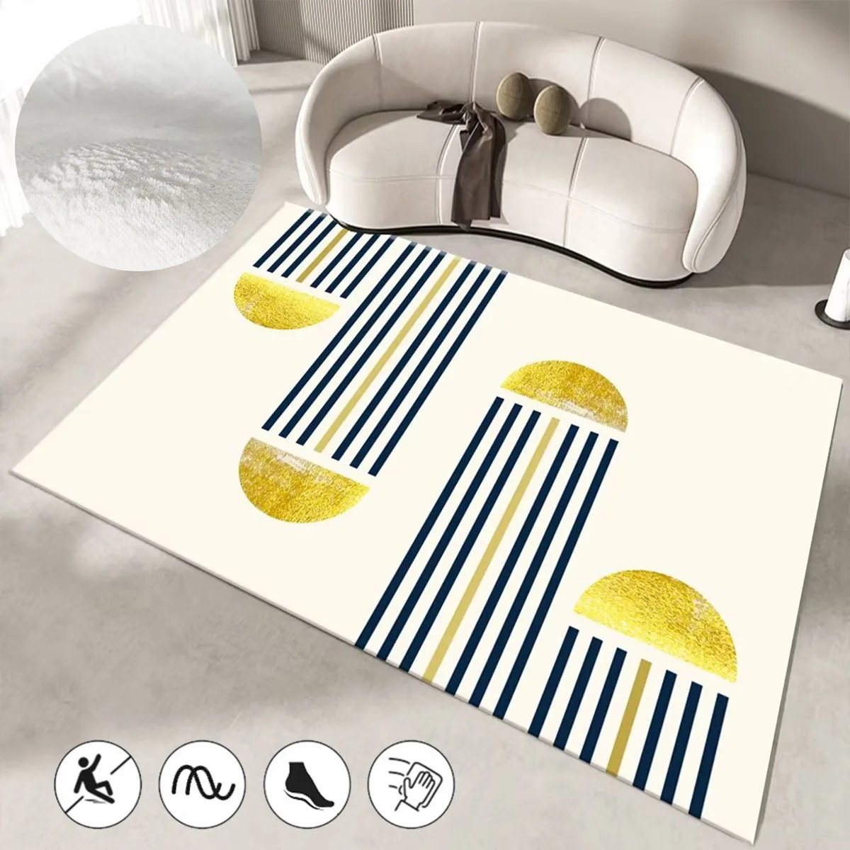 Japanese Wabi-sabi Style Home Decor Rug Simple Line Carpets for Living Room Washable Bedroom Floor Mat Large Size Lounge Carpet
Japanese Wabi-sabi Style Home Decor Rug Simple Line Carpets for Living Room Washable Bedroom Floor Mat Large Size Lounge Carpet