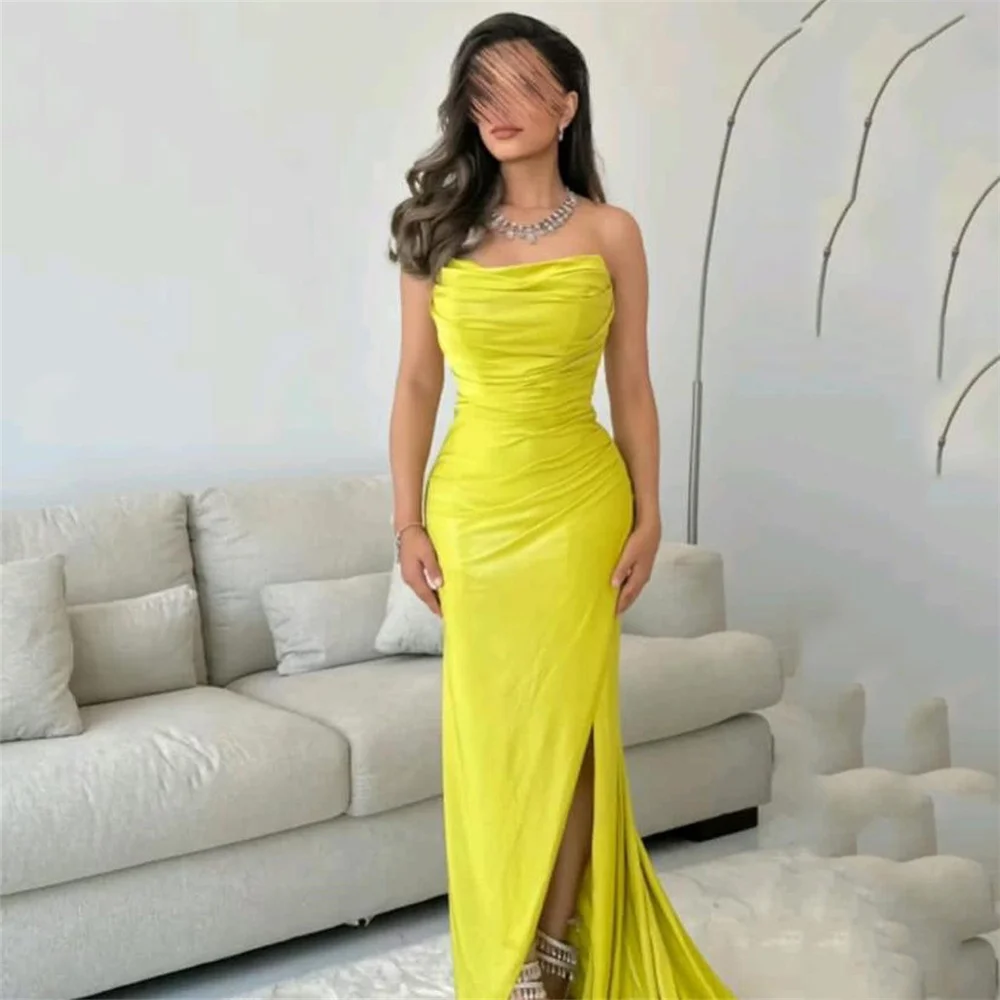 MINGLAN Luxury Strapless Long Classy A Line Evening Dress For Party Woman Summer Style Elegant Fashion Formal Prom Gown New 2023
MINGLAN Luxury Strapless Long Classy A Line Evening Dress For Party Woman Summer Style Elegant Fashion Formal Prom Gown New 2023